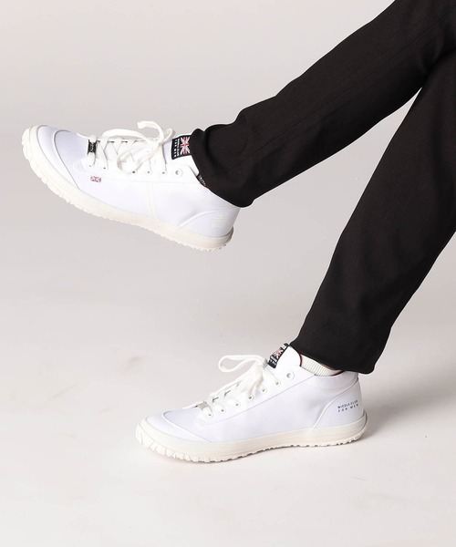 NICOLE CLUB FOR MEN（ニコルクラブフォーメン）の「Admiral 別注　撥水スニーカー（スニーカー・メンズ・ホワイト/ブラック・25.5cm/26.5cm/27.5cm）」の13枚目の写真