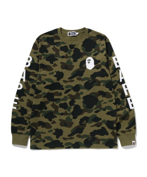 A BATHING APE(アベイシングエイプ)の「1ST CAMO LS TEE(Tシャツ/カットソー・メンズ・グリーン/イエロー・MEDIUM/SMALL)」の2枚目の写真