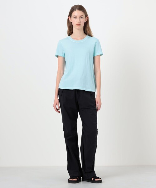 JAMES PERSE(ジェームスパース)の「ベーシック クルーネックTシャツ WLJ3114(Tシャツ/カットソー・レディース・ピンク/ライトブルー・2/0/1)」の3枚目の写真