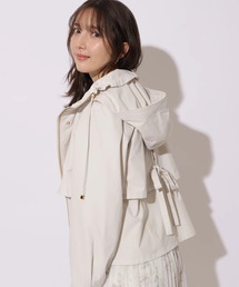 Apuweiser-riche | バックリボンフードブルゾン(その他アウター)