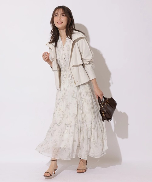 Apuweiser-riche（アプワイザーリッシェ）の「バックリボンフードブルゾン（その他アウター・レディース・オフホワイト/ピンクベージュ・2/1）」の8枚目の写真