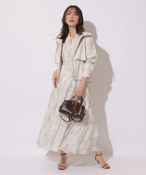 Apuweiser-riche（アプワイザーリッシェ）の「バックリボンフードブルゾン（その他アウター・レディース・オフホワイト/ピンクベージュ・2/1）」の9枚目の写真