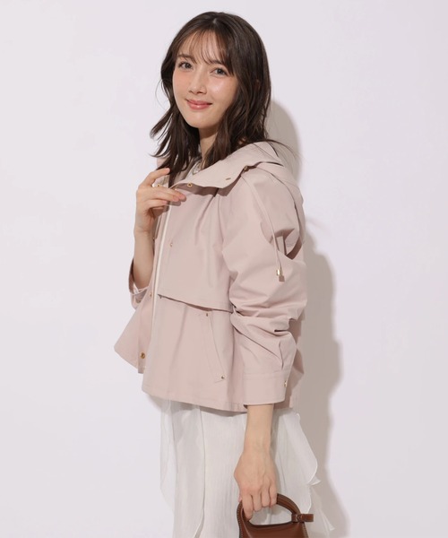 Apuweiser-riche（アプワイザーリッシェ）の「バックリボンフードブルゾン（その他アウター・レディース・オフホワイト/ピンクベージュ・2/1）」の13枚目の写真