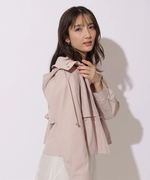 Apuweiser-riche（アプワイザーリッシェ）の「バックリボンフードブルゾン（その他アウター・レディース・オフホワイト/ピンクベージュ・2/1）」の15枚目の写真