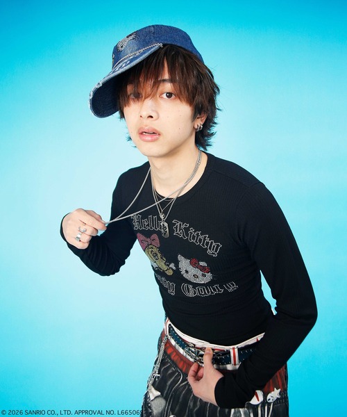 GALFY(ガルフィー)の「『GALFY/ガルフィー』キラキラガルTee【Z】(Tシャツ/カットソー・レディース・ブラック/ブラウン/ピンク/ホワイト・FREE)」の13枚目の写真