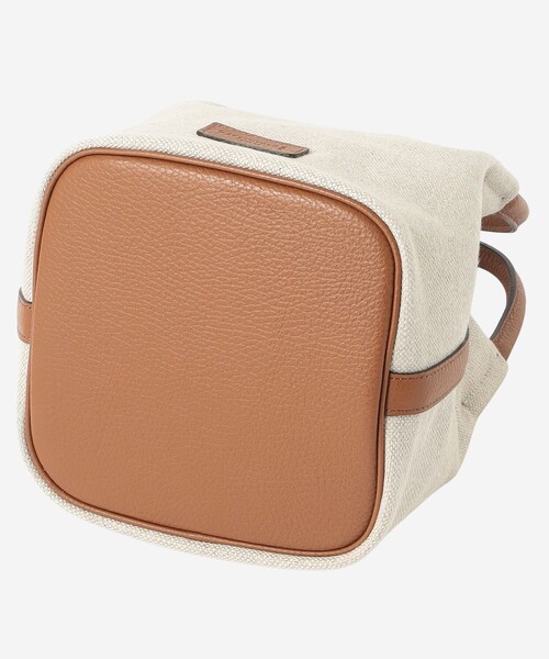 MACKINTOSH LONDON（マッキントッシュ ロンドン）の「【婦人画報4月号掲載】リネンキャンバスショルダー（ショルダーバッグ・レディース・ベージュ・FREE）」の4枚目の写真