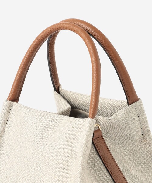 MACKINTOSH LONDON（マッキントッシュ ロンドン）の「【婦人画報4月号掲載】リネンキャンバスショルダー（ショルダーバッグ・レディース・ベージュ・FREE）」の7枚目の写真