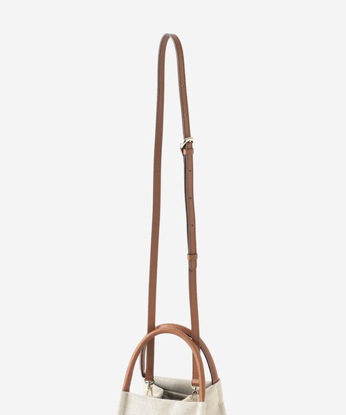 MACKINTOSH LONDON（マッキントッシュ ロンドン）の「【婦人画報4月号掲載】リネンキャンバスショルダー（ショルダーバッグ・レディース・ベージュ・FREE）」の8枚目の写真