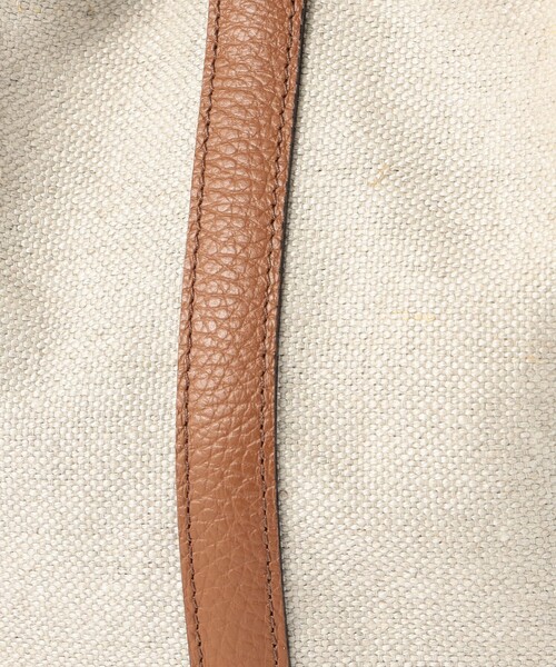 MACKINTOSH LONDON（マッキントッシュ ロンドン）の「【婦人画報4月号掲載】リネンキャンバスショルダー（ショルダーバッグ・レディース・ベージュ・FREE）」の9枚目の写真