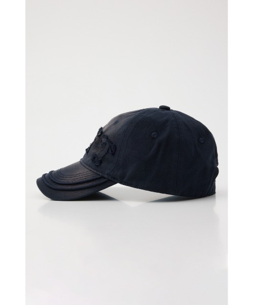 SLY(スライ)の「WASHED DAMAGE PATCH CAP ウォッシュドダメージパッチキャップ 春服(キャップ・レディース・レッド/ネイビー・FREE)」の16枚目の写真