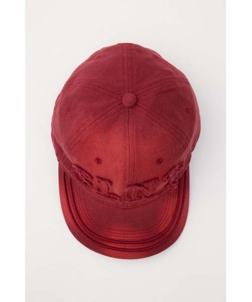 SLY(スライ)の「WASHED DAMAGE PATCH CAP ウォッシュドダメージパッチキャップ 春服(キャップ・レディース・レッド/ネイビー・FREE)」の13枚目の写真