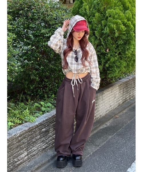 SLY(スライ)の「WASHED DAMAGE PATCH CAP ウォッシュドダメージパッチキャップ 春服(キャップ・レディース・レッド/ネイビー・FREE)」の9枚目の写真