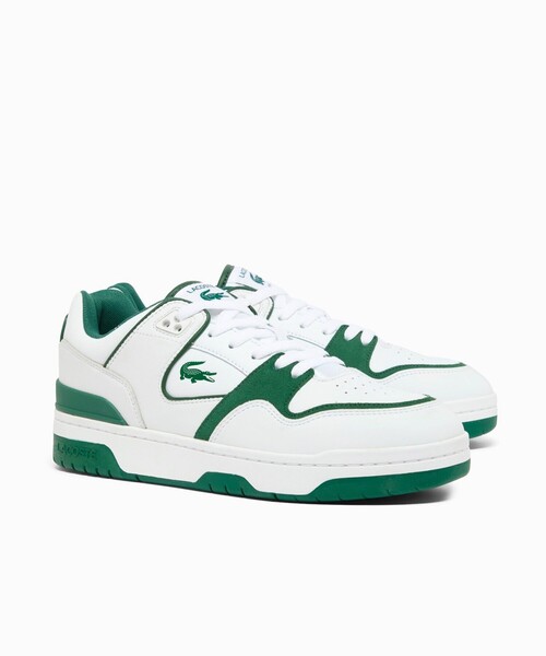 LACOSTE(ラコステ)の「メンズ COURTCAGE SET 126 5 SMA(スニーカー・メンズ・ホワイト×グリーン・28.5cm/25.5cm/26.0cm/26.5cm/27.0cm/28.0cm/25.0cm)」の2枚目の写真