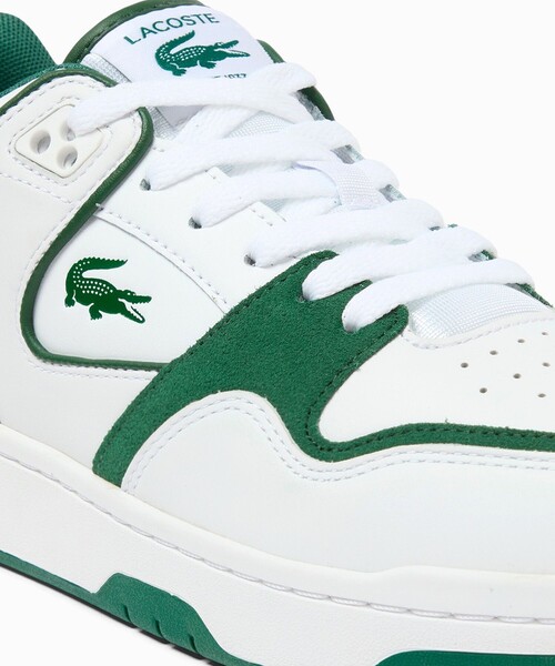 LACOSTE(ラコステ)の「メンズ COURTCAGE SET 126 5 SMA(スニーカー・メンズ・ホワイト×グリーン・28.5cm/25.5cm/26.0cm/26.5cm/27.0cm/28.0cm/25.0cm)」の6枚目の写真