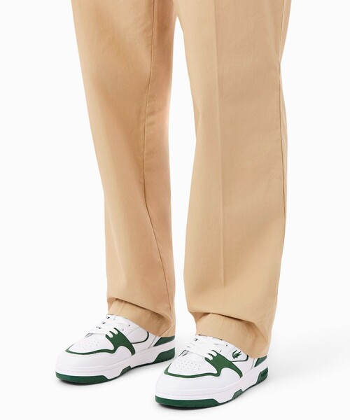 LACOSTE(ラコステ)の「メンズ COURTCAGE SET 126 5 SMA(スニーカー・メンズ・ホワイト×グリーン・28.5cm/25.5cm/26.0cm/26.5cm/27.0cm/28.0cm/25.0cm)」の7枚目の写真