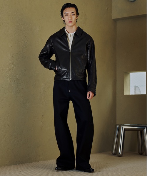 Jieda（ジエダ）の「DRAPING DENIM PANTS（デニムパンツ・メンズ・インディゴブルー/ブラック・2/1）」の9枚目の写真