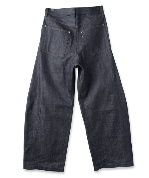 Jieda（ジエダ）の「DRAPING DENIM PANTS（デニムパンツ・メンズ・インディゴブルー/ブラック・2/1）」の13枚目の写真