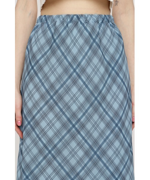 SLY（スライ）の「SHEER CHECK SKIRT シアーチェックスカート 春服（スカート・レディース・ブラック系その他2/ピンク系その他/ブルー系その他・1/2）」の10枚目の写真
