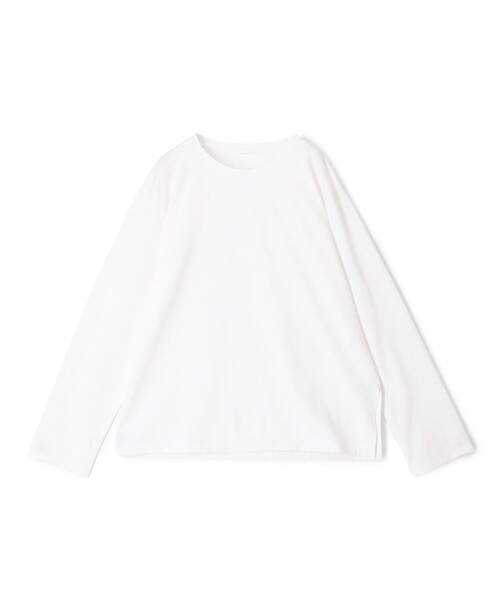 GALERIE VIE(ギャルリー ヴィー)の「ファインコットン クルーネックプルオーバー(Tシャツ/カットソー・レディース・ブラック系その他/ネイビー/ホワイト/ライトグレー・FREE)」の1枚目の写真