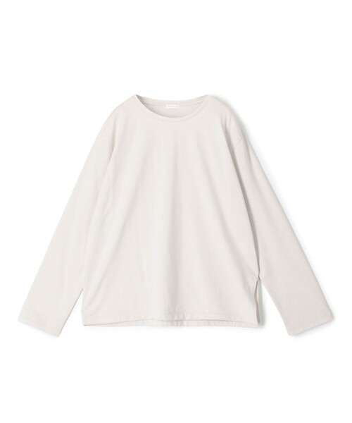 GALERIE VIE(ギャルリー ヴィー)の「ファインコットン クルーネックプルオーバー(Tシャツ/カットソー・レディース・ブラック系その他/ネイビー/ホワイト/ライトグレー・FREE)」の3枚目の写真