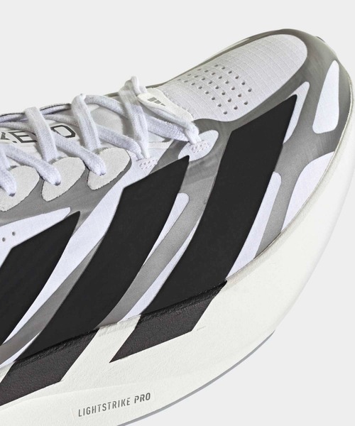 adidas(アディダス)の「アディゼロ EVO SL EXO シューズ / Adizero EVO SL EXO Shoes / ランニングシューズ / アディダス adidas(スニーカー・メンズ・ブラック/グレー/イエロー/ホワイト/ホワイト系その他・26.0cm/26.5cm/27.0cm/27.5cm/28.0cm/25.5cm/29.0cm/25.0cm/28.5cm/24.5cm)」の12枚目の写真