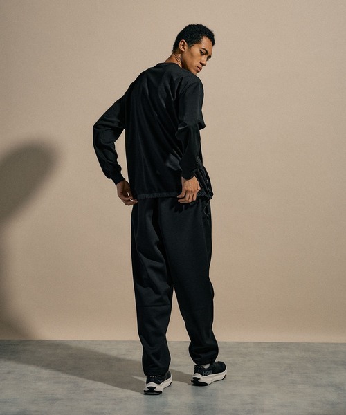 NUMERALS（ヌメラルズ）の「[NUMERALS]MOLDED JERSEY PULLOVER（Tシャツ/カットソー・メンズ・ブラック/グレー・LARGE/MEDIUM）」の12枚目の写真