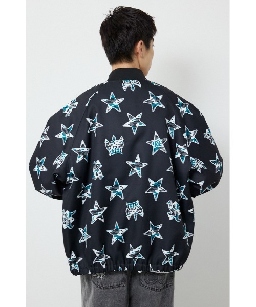 RODEO CROWNS WIDE BOWL（ロデオクラウンズワイドボウル）の「star MA-1（MA-1・レディース・ブラック/アイボリー/オレンジ系その他・MEDIUM/LARGE）」の16枚目の写真