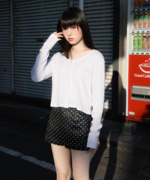 ROSEFRANTZ（ロゼフランツ）の「Dot Back Pocket Skirt Pants [Black]（スカート・レディース・ブラック・SMALL/MEDIUM）」の2枚目の写真