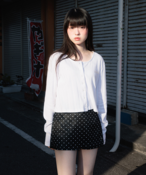 ROSEFRANTZ（ロゼフランツ）の「Dot Back Pocket Skirt Pants [Black]（スカート・レディース・ブラック・SMALL/MEDIUM）」の4枚目の写真