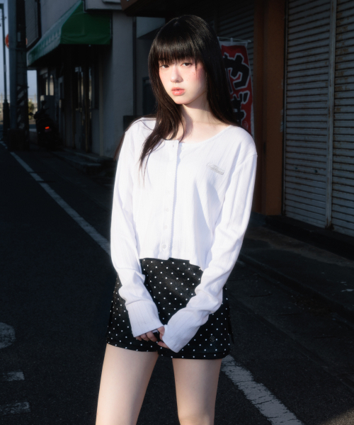 ROSEFRANTZ（ロゼフランツ）の「Dot Back Pocket Skirt Pants [Black]（スカート・レディース・ブラック・SMALL/MEDIUM）」の5枚目の写真