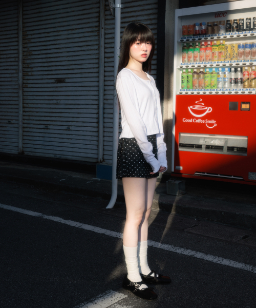 ROSEFRANTZ（ロゼフランツ）の「Dot Back Pocket Skirt Pants [Black]（スカート・レディース・ブラック・SMALL/MEDIUM）」の6枚目の写真