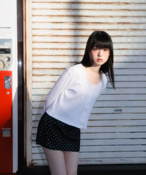 ROSEFRANTZ（ロゼフランツ）の「Dot Back Pocket Skirt Pants [Black]（スカート・レディース・ブラック・SMALL/MEDIUM）」の9枚目の写真