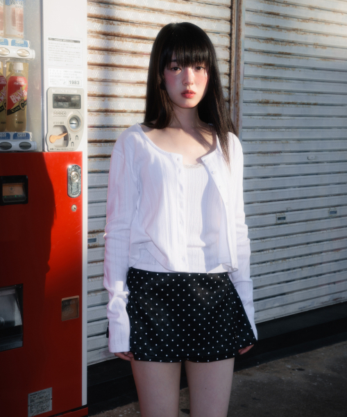 ROSEFRANTZ（ロゼフランツ）の「Dot Back Pocket Skirt Pants [Black]（スカート・レディース・ブラック・SMALL/MEDIUM）」の10枚目の写真