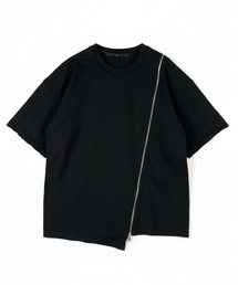 NO ID.（ノーアイディ）の「【NO ID.】Layered ZIP BIG T-shirt   レイヤードジップビッグTシャツ（Tシャツ/カットソー）」