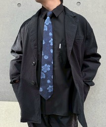 ARTIFICIAL SWEETENER（アーティフィシャル　スウィートナー）の「【 ARTIFICIAL SWEETENER 】 フラワー デザイン ジャガード ネクタイ（ネクタイ）」