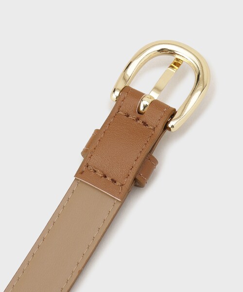 THE SHOP TK （ザ ショップ ティーケー ）の「15mmナローベルト（ベルト・レディース・ブラック/ダークブラウン・00）」の4枚目の写真