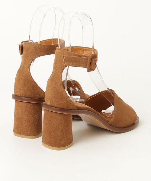 Pippichic（ピッピシック）の「PIPPICHIC / スエード アンクルベルトサンダル（サンダル・レディース・ブラック/ライトブラウン・35.5/37/36/38）」の3枚目の写真