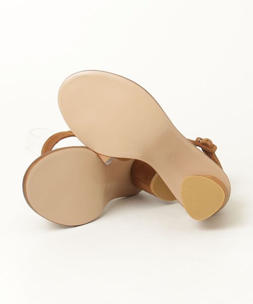 Pippichic（ピッピシック）の「PIPPICHIC / スエード アンクルベルトサンダル（サンダル・レディース・ブラック/ライトブラウン・35.5/37/36/38）」の4枚目の写真