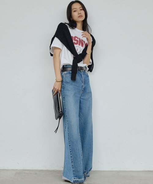 GALLARDAGALANTE（ガリャルダガランテ）の「【GOOD ROCK SPEED】DSNY ロゴTee／別注（Tシャツ/カットソー・レディース・ベージュ/ホワイト・FREE）」の7枚目の写真