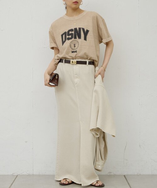 GALLARDAGALANTE（ガリャルダガランテ）の「【GOOD ROCK SPEED】DSNY ロゴTee／別注（Tシャツ/カットソー・レディース・ベージュ/ホワイト・FREE）」の22枚目の写真