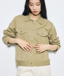 【身長/骨格別着用画像あり】3rdタイプニットジャケット 春服 秋服 ブルゾン