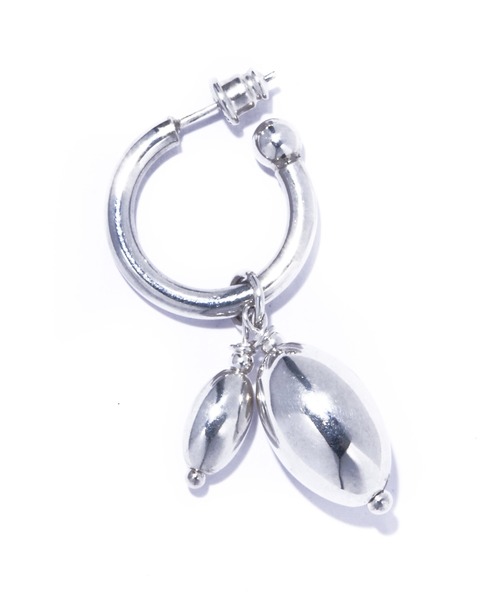 quip queint(クイップクエイント)の「【quip queint】germe duo hoop pierce/ジェルム デュオ フープ ピアス QU241(ピアス(両耳用)・レディース・シルバー・FREE)」の7枚目の写真