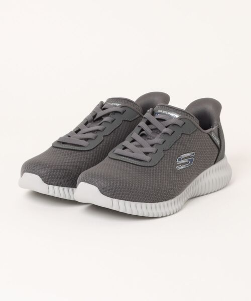 SKECHERS(スケッチャーズ)の「SKECHERS スケッチャーズ SWIFT FIT スウィフトフィット FLECTION 2.0-LEXTON ワイド 超軽量 メンズスニーカー(フレクション2.0)(スニーカー・メンズ・ホワイト/チャコールグレー・25.0cm/25.5cm/26.0cm/26.5cm/27.0cm/27.5cm/28.0cm/29.0cm)」の2枚目の写真