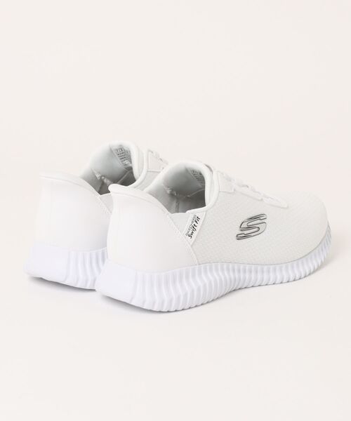 SKECHERS(スケッチャーズ)の「SKECHERS スケッチャーズ SWIFT FIT スウィフトフィット FLECTION 2.0-LEXTON ワイド 超軽量 メンズスニーカー(フレクション2.0)(スニーカー・メンズ・ホワイト/チャコールグレー・25.0cm/25.5cm/26.0cm/26.5cm/27.0cm/27.5cm/28.0cm/29.0cm)」の3枚目の写真