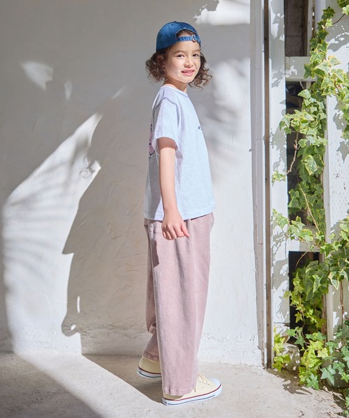 Piet（ピエット）の「カーブ ツイル パンツ（その他パンツ・キッズ・ピンク/オフホワイト・100/130/120/110）」の3枚目の写真