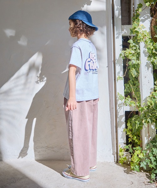 Piet（ピエット）の「カーブ ツイル パンツ（その他パンツ・キッズ・ピンク/オフホワイト・100/130/120/110）」の5枚目の写真