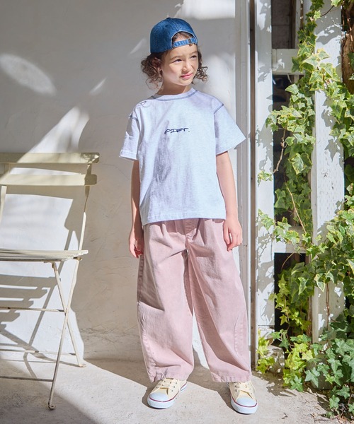 Piet（ピエット）の「カーブ ツイル パンツ（その他パンツ・キッズ・ピンク/オフホワイト・100/130/120/110）」の11枚目の写真