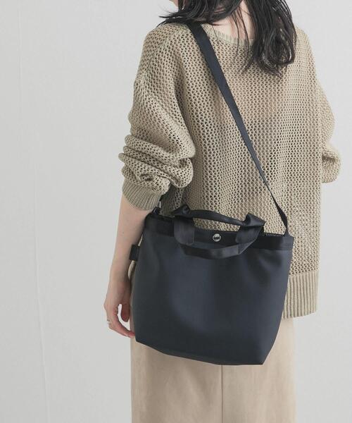 Drifter（ドリフター）の「『別注』DRIFTER×DOORS　2WAY BAG（ハンドバッグ・レディース・ライトグレー/アイボリー/ブラック・ONE）」の4枚目の写真