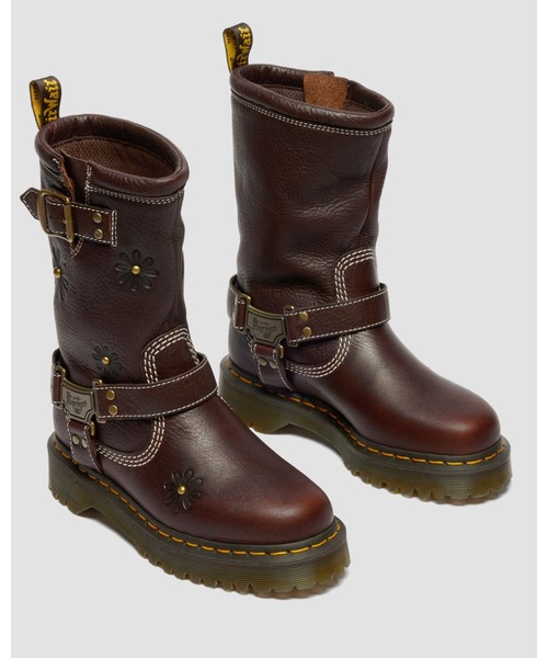 Dr. Martens(ドクターマーチン)の「Dr. Martens/ドクターマーチン ANISTONE HI フラワー リガー ブーツ 42823200(ブーツ・メンズ・ブラウン・UK3/UK4/UK5/UK6/UK7/UK8/UK9)」の5枚目の写真