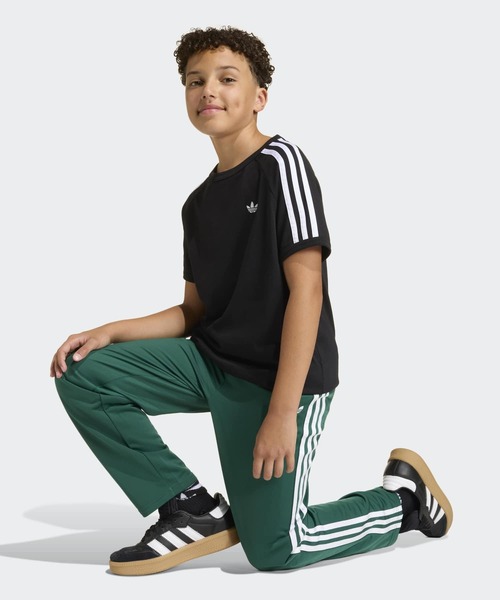 adidas（アディダス）の「3 STRIPES TEE / アディダスオリジナルス adidas Originals（Tシャツ/カットソー・キッズ・ブラック/ホワイト・130/140/150/160）」の10枚目の写真